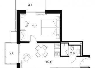 Продам 2-ком. квартиру, 41.4 м2, Москва, район Отрадное, Сигнальный проезд, 12