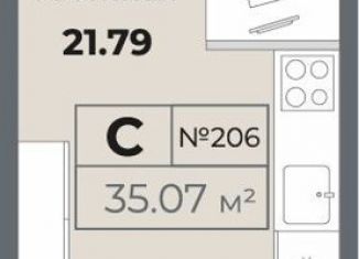Продам квартиру студию, 34.3 м2, Санкт-Петербург, метро Лиговский проспект, Лиговский проспект, 127