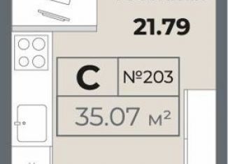 Продажа квартиры студии, 34.3 м2, Санкт-Петербург, метро Лиговский проспект, Лиговский проспект, 127