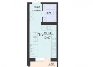 Продается квартира студия, 20 м2, Воронеж