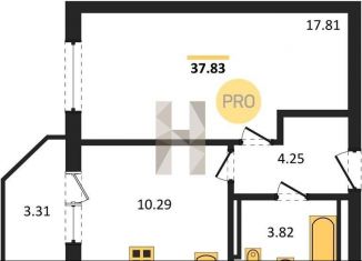 Продаю 1-комнатную квартиру, 37.8 м2, Калининград, Ленинградский район