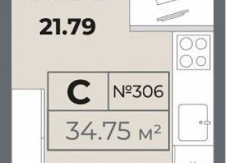 Продается квартира студия, 34.1 м2, Санкт-Петербург, метро Лиговский проспект, Лиговский проспект, 127