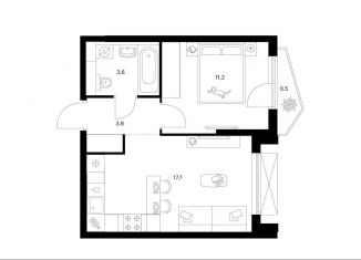 Продаю 1-ком. квартиру, 36.8 м2, Москва, метро Юго-Западная