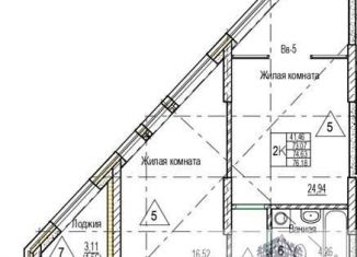 Двухкомнатная квартира на продажу, 74.6 м2, Воронеж, набережная Чуева, 7, Железнодорожный район