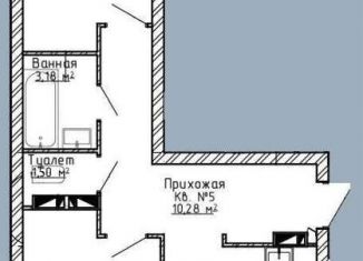 2-комнатная квартира на продажу, 60.6 м2, Ярославль, Спасская улица, 6