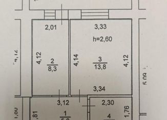 Продается 1-комнатная квартира, 39.4 м2, Арзамас