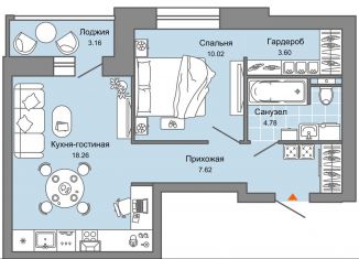 Продаю двухкомнатную квартиру, 46 м2, Кировская область