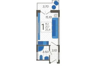 Продаю квартиру студию, 25.4 м2, Сочи, улица Искры, 88лит4, ЖК Летний