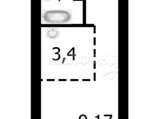 Продаю квартиру студию, 19.2 м2, Новосибирск, улица Виктора Уса, 13