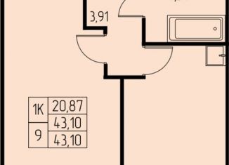 Продажа 3-ком. квартиры, 78.2 м2, Московская область