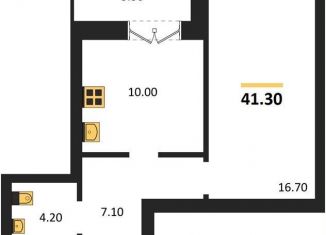 Продам 1-комнатную квартиру, 41.3 м2, Новосибирск, метро Маршала Покрышкина, улица Брестская Горка, 8