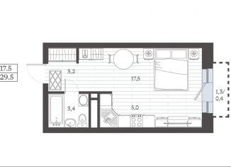 Продам квартиру студию, 29.4 м2, Дербент