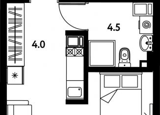 Квартира на продажу студия, 23.3 м2, Санкт-Петербург, Московский район, Московский проспект, 115В