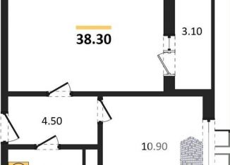 Продам 1-ком. квартиру, 38.3 м2, Воронеж, улица Шишкова, 140Б/6, Центральный район