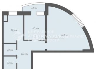 Продам двухкомнатную квартиру, 68 м2, Рязань, улица Стройкова, 64