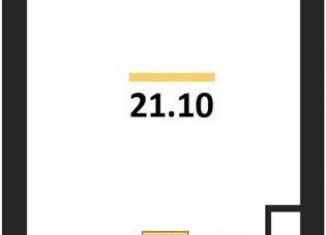 Продается квартира студия, 21.1 м2, Воронеж, улица Фёдора Тютчева, 105, Железнодорожный район