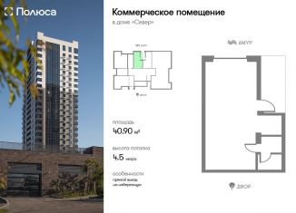 Продажа помещения свободного назначения, 40.9 м2, Хабаровск, улица Солженицына, 4