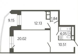 Продам 1-ком. квартиру, 53 м2, Подольск, Советская улица, 18к1