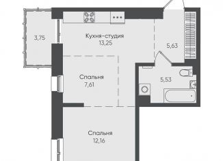 Продам 1-ком. квартиру, 47.9 м2, Иркутская область