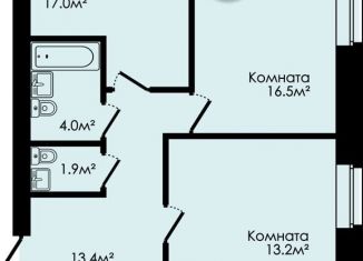 Продам трехкомнатную квартиру, 90 м2, деревня Мостец