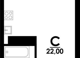 Продажа квартиры студии, 22 м2, Нижний Новгород, метро Парк Культуры, Коломенская улица, 8к4