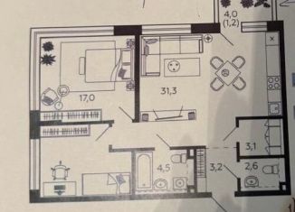 Продаю 2-ком. квартиру, 74.3 м2, Москва, ЮАО, набережная Марка Шагала, 11к2