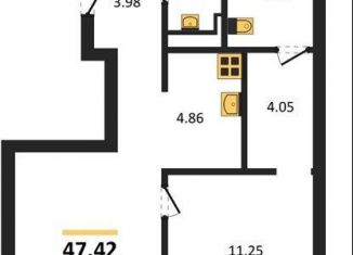 Продается двухкомнатная квартира, 47.4 м2, Новосибирск, Калининский район, Игарская улица, 40/2