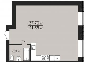 Продается квартира свободная планировка, 41.6 м2, Ульяновская область, улица Тимирязева, 48А