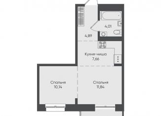 Продаю однокомнатную квартиру, 43.1 м2, Иркутская область