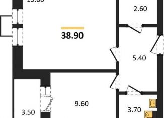 Продажа 1-комнатной квартиры, 38.9 м2, Воронеж, Центральный район, улица Загоровского, 9/2