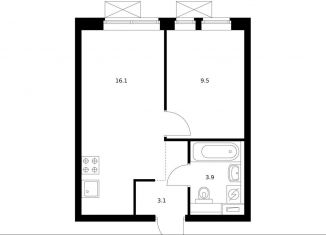 Продам однокомнатную квартиру, 31.8 м2, Москва, Очаковское шоссе, 5к4, ЖК Матвеевский Парк