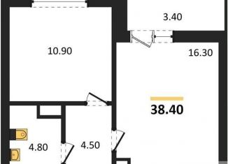 Продажа 1-комнатной квартиры, 38.4 м2, Воронеж, улица Шишкова, 140Б/6, Центральный район