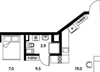 Продаю 1-ком. квартиру, 30.2 м2, Санкт-Петербург, Московский район, Московский проспект, 115В