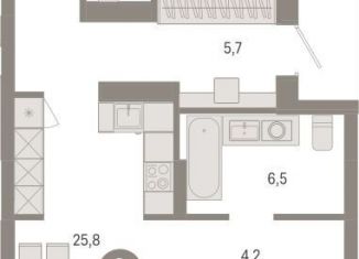 Продается 3-комнатная квартира, 77.6 м2, рабочий посёлок Краснообск, Центральная улица, 10/3