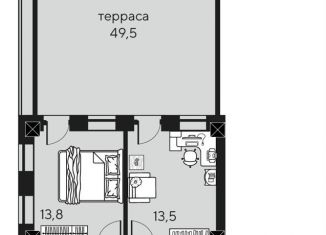 2-комнатная квартира на продажу, 59 м2, Новосибирская область