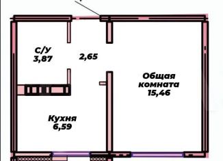 Продаю однокомнатную квартиру, 30.3 м2, Оренбург, Планерная улица, 11