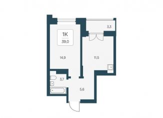 Продажа 1-ком. квартиры, 39 м2, Новосибирск, Заельцовский район, улица Брестская Горка, 8