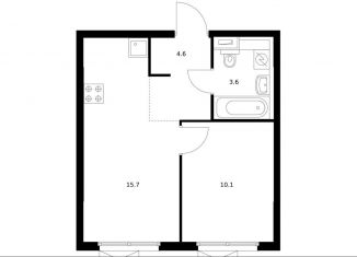 Продается однокомнатная квартира, 34 м2, Москва, ЖК Римского-Корсакова 11