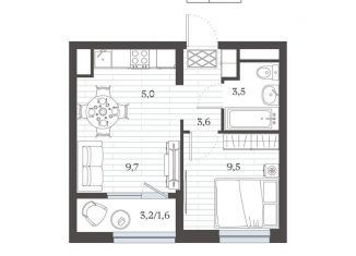 Продаю двухкомнатную квартиру, 32.8 м2, Дербент