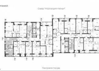 1-комнатная квартира на продажу, 38.8 м2, Новосибирск, улица Аэропорт, 49, ЖК Нормандия-Неман