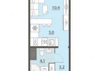 Продам квартиру студию, 22.7 м2, Екатеринбург, ЖК Меридиан, улица Архитектора Белянкина