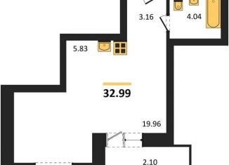 Квартира на продажу студия, 33 м2, Новосибирск, метро Заельцовская, Игарская улица, 40/2