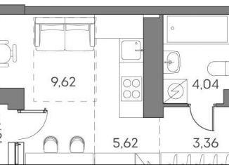 Квартира на продажу студия, 23.5 м2, Москва, Рязанский проспект, 2с27, Нижегородский район