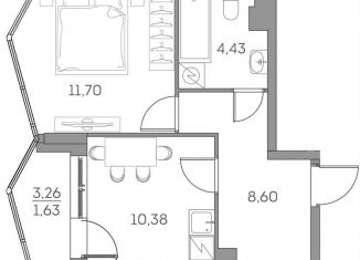 Продам 1-комнатную квартиру, 36.7 м2, Москва, Рязанский проспект, 2с27, Нижегородский район