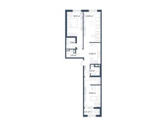 Продается 2-комнатная квартира, 89.4 м2, Санкт-Петербург, метро Фрунзенская