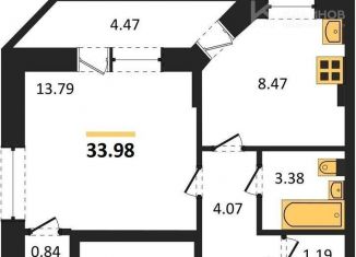 Продам однокомнатную квартиру, 32.1 м2, Воронеж, Ростовская улица, 73Д, Левобережный район