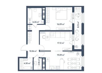 Продаю 2-ком. квартиру, 80.1 м2, Санкт-Петербург, Московский район