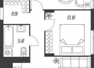 Продам 2-комнатную квартиру, 68.3 м2, Тула, Зареченский территориальный округ