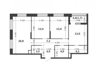 Продажа 3-комнатной квартиры, 83.2 м2, Москва, метро Технопарк, 3-я очередь, к8