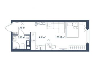 Продажа квартиры студии, 32.1 м2, Санкт-Петербург, Московский район